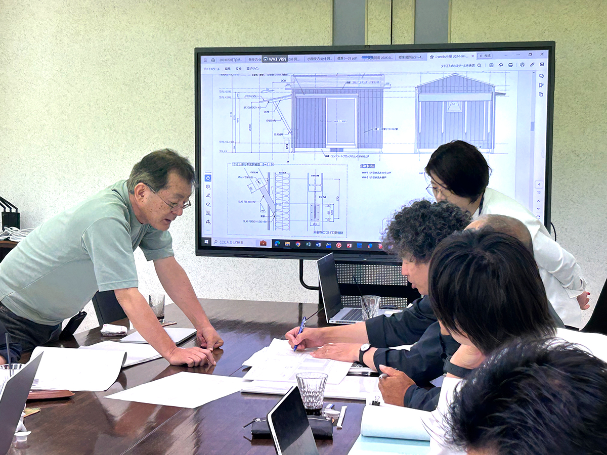 i-works5.0菅組モデルの伊礼智さんと打ち合わせ